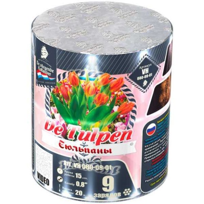 Тюльпаны Батарея салютов купить в Кирове Кировской области | kirovkirovskaya.salutsklad.ru