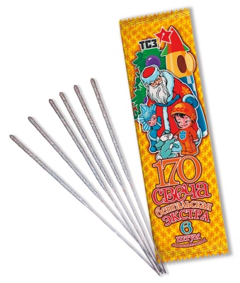 170 мм. Экстра Бенгальские огни купить в Кирове Кировской области | kirovkirovskaya.salutsklad.ru