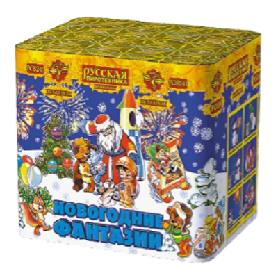 Новогодние фантазии New Салют купить в Кирове Кировской области | kirovkirovskaya.salutsklad.ru