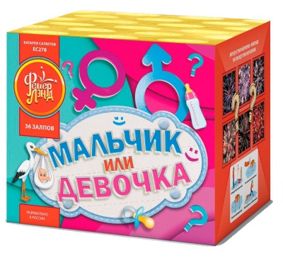 Мальчик или девочка М Фейерверк купить в Кирове Кировской области | kirovkirovskaya.salutsklad.ru