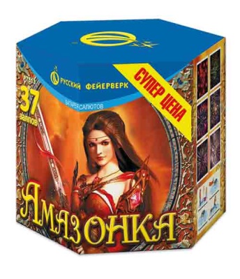 Амазонка Батарея салютов купить в Кирове Кировской области | kirovkirovskaya.salutsklad.ru